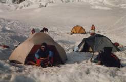 last camp (6000m) at Huascaran